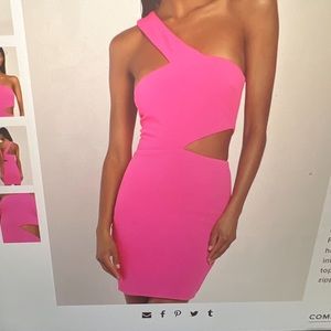 Hot Pink Mini Dress